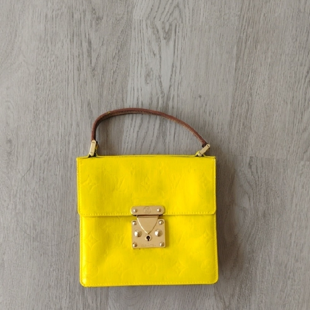 Louis Vuitton Yellow Handbag